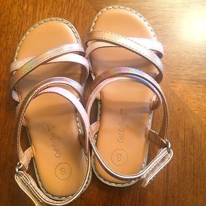 Light Pink Strappy Sandals for Toddler